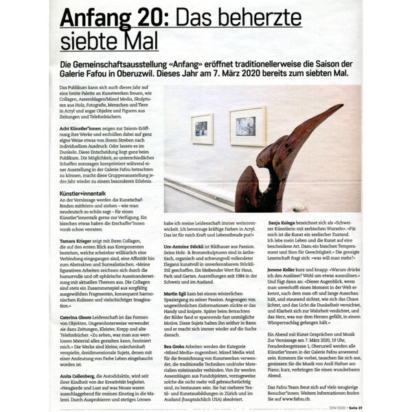 DZMagazin / Anfang 20 - Das beherzte siebte Mal