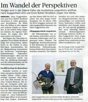 Wiler Zeitung / Im Wandel der Perspektiven