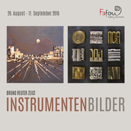 Ausstellung Instrumentenbilder von Bruno Reuter