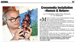 DZMagazin / Crossmedia Installation «Human & Nature»