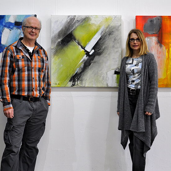 Ausstellung "Illusionen / Surface" von Barbara Zogg-Tanner & Thomas Bertolf