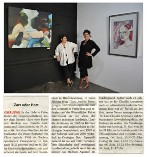 Wiler Nachrichten / Zart oder Hart von Clara Andrés & Claudia Arztmann