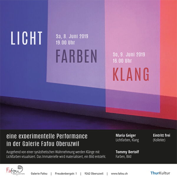 Ausstellung Ohne Titel von Hansruedi Bader