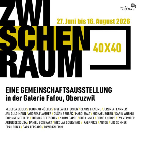 Ausstellung Zwischenraum 2026 / 40x40