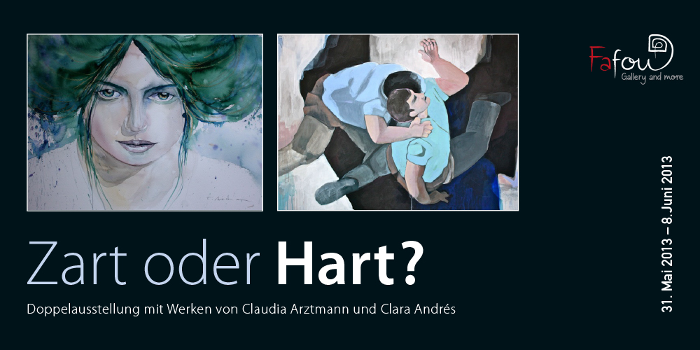 Ausstellung "Zart oder Hart" von Clara Andrés & Claudia Arztmann