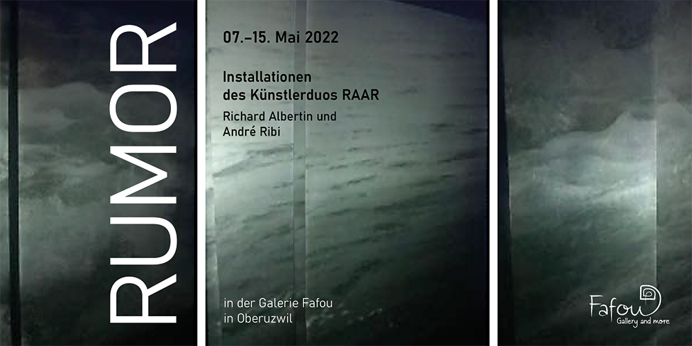 Ausstellung und Installation des Künstlerduos RAAR